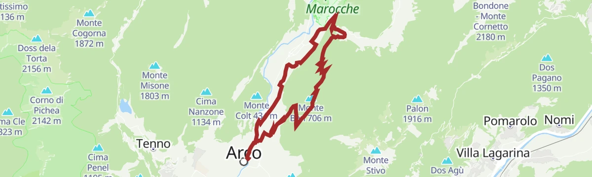 Route map: Carobbi - Tour